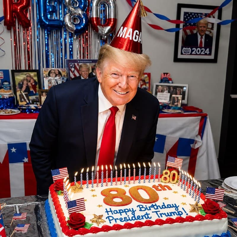 Trump Birthday Celebration